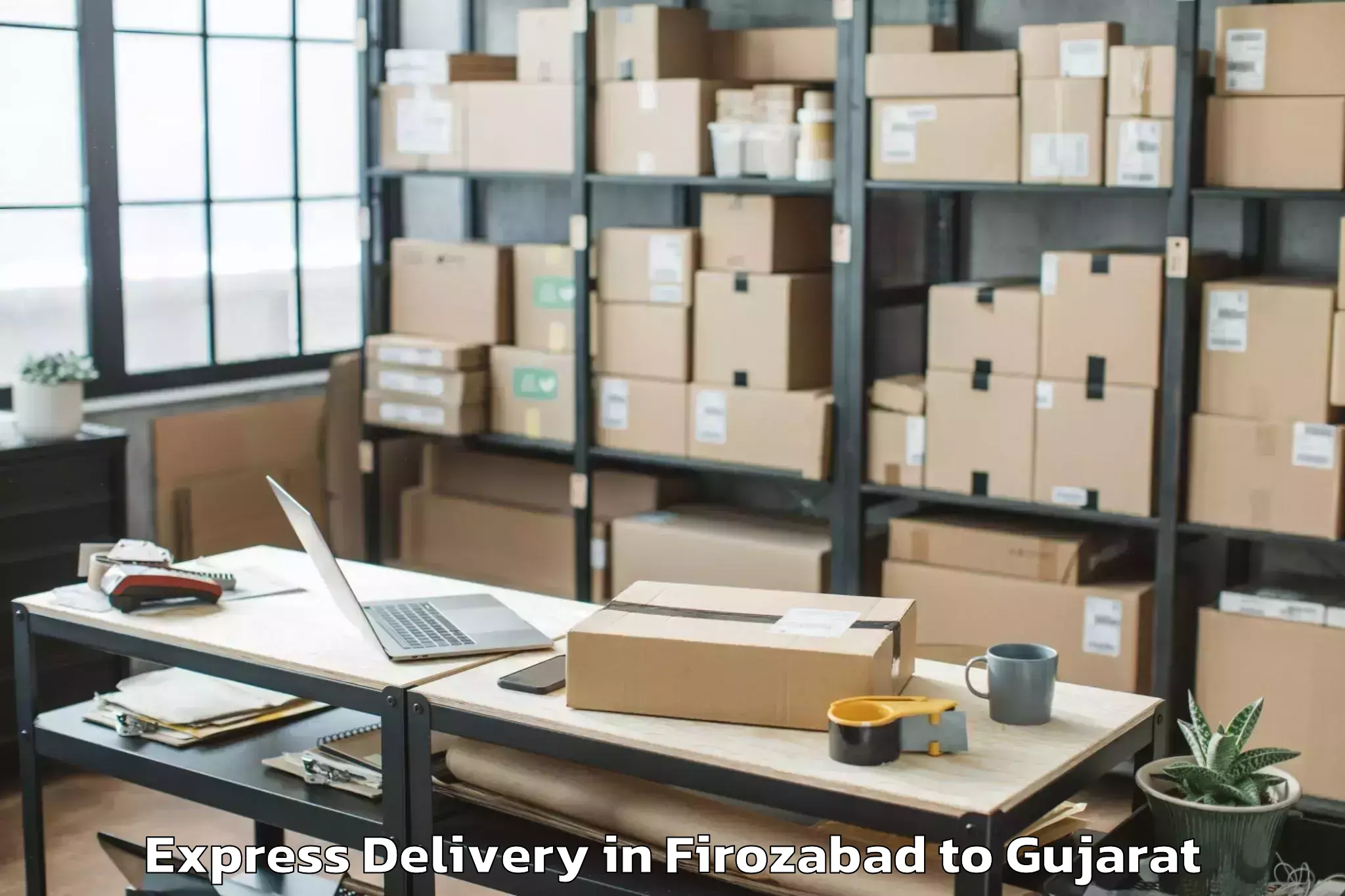 Leading Firozabad to Surendranagar Express Delivery Provider